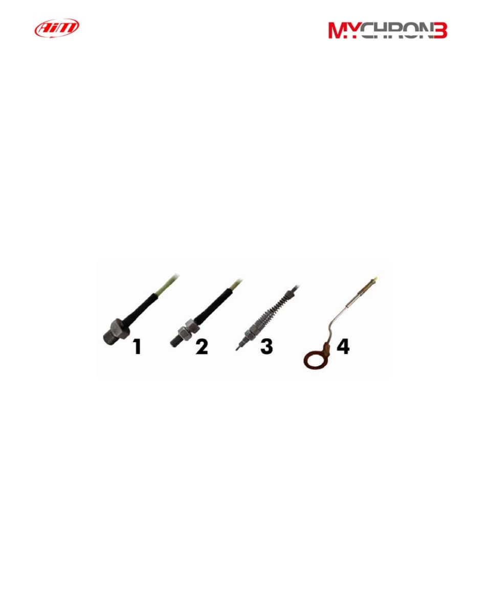 The thermocouple | AiM MyChron3 Basic User Manual | Page 10 / 55
