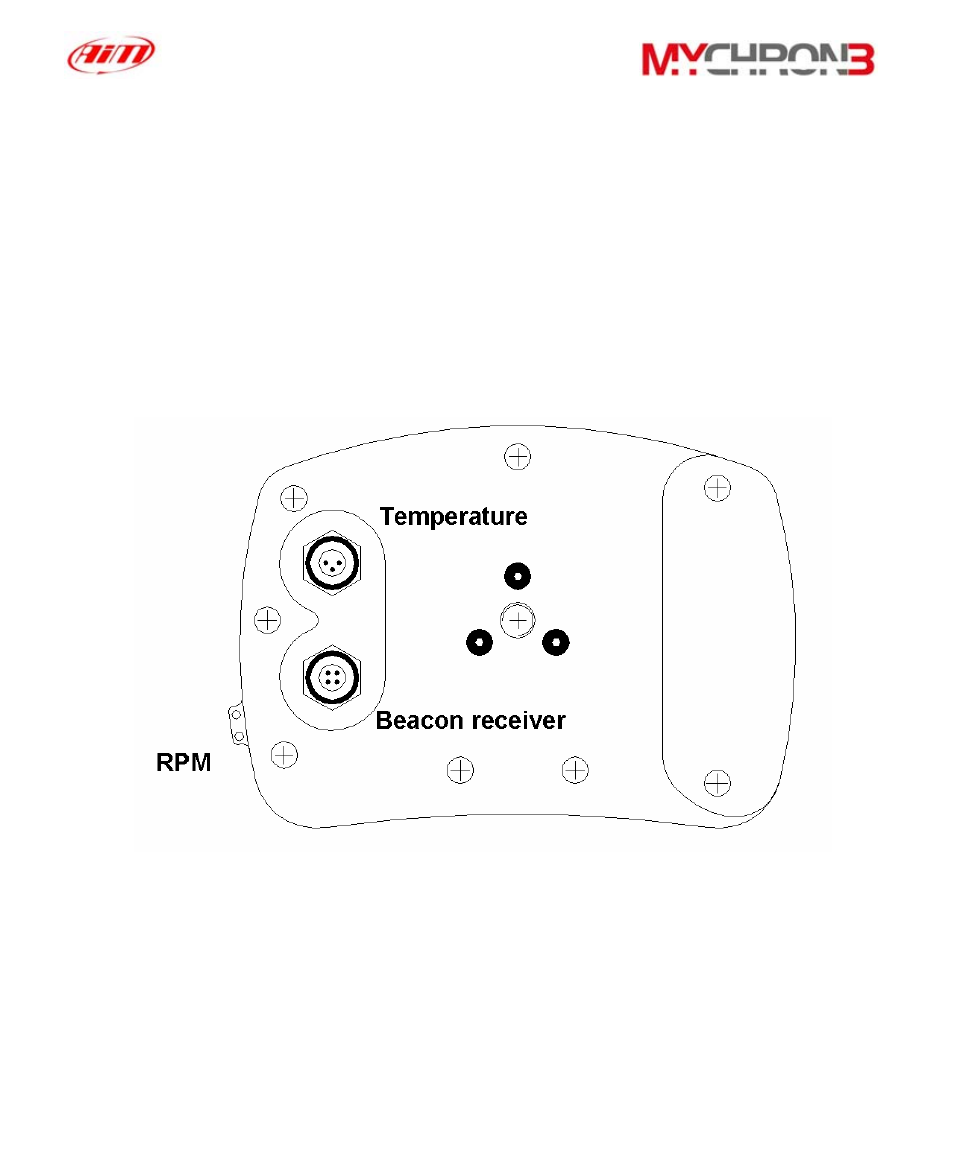 Connecting cables to mychron 3 | AiM MyChron3 Basic User Manual | Page 21 / 55