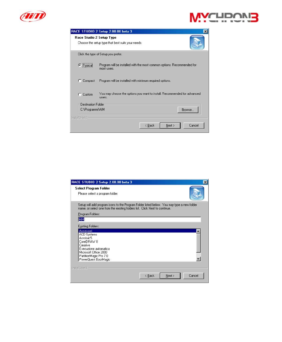 AiM MyChron3 Basic User Manual | Page 39 / 55