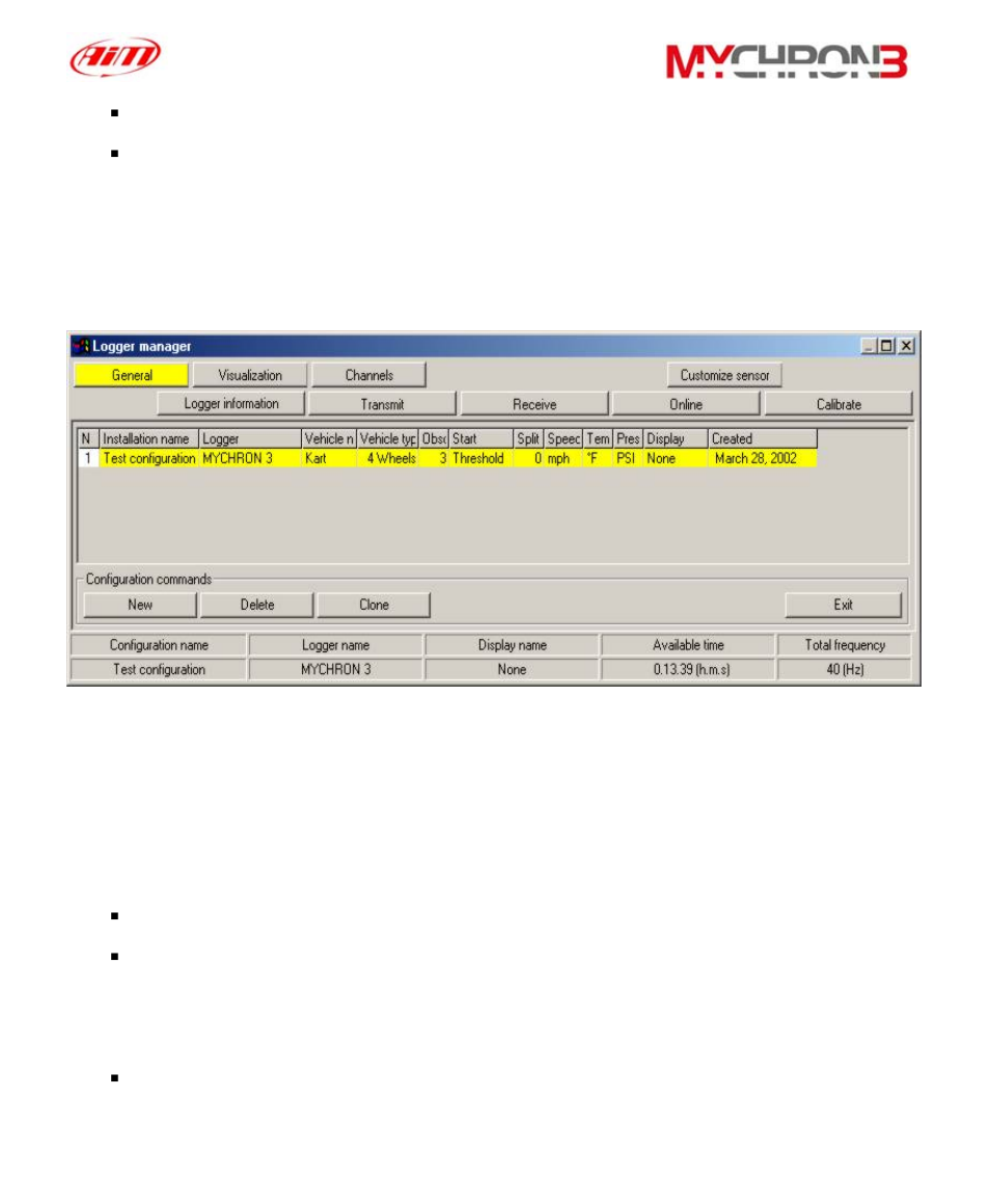 AiM MyChron3 Basic User Manual | Page 47 / 55