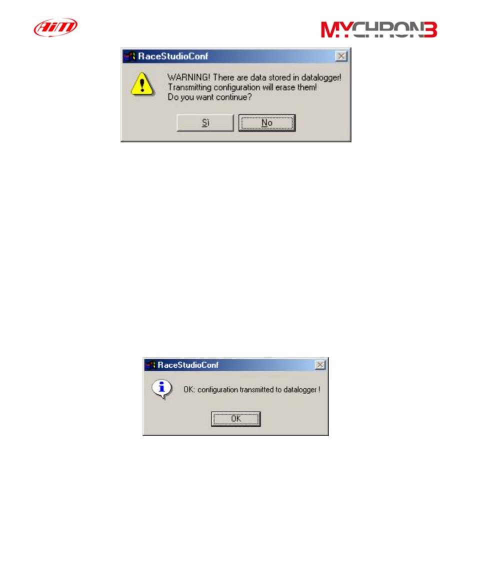 AiM MyChron3 Basic User Manual | Page 52 / 55