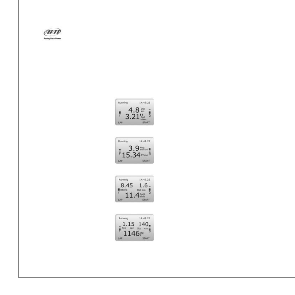 2 – running option | AiM MyTach User Manual | Page 28 / 39