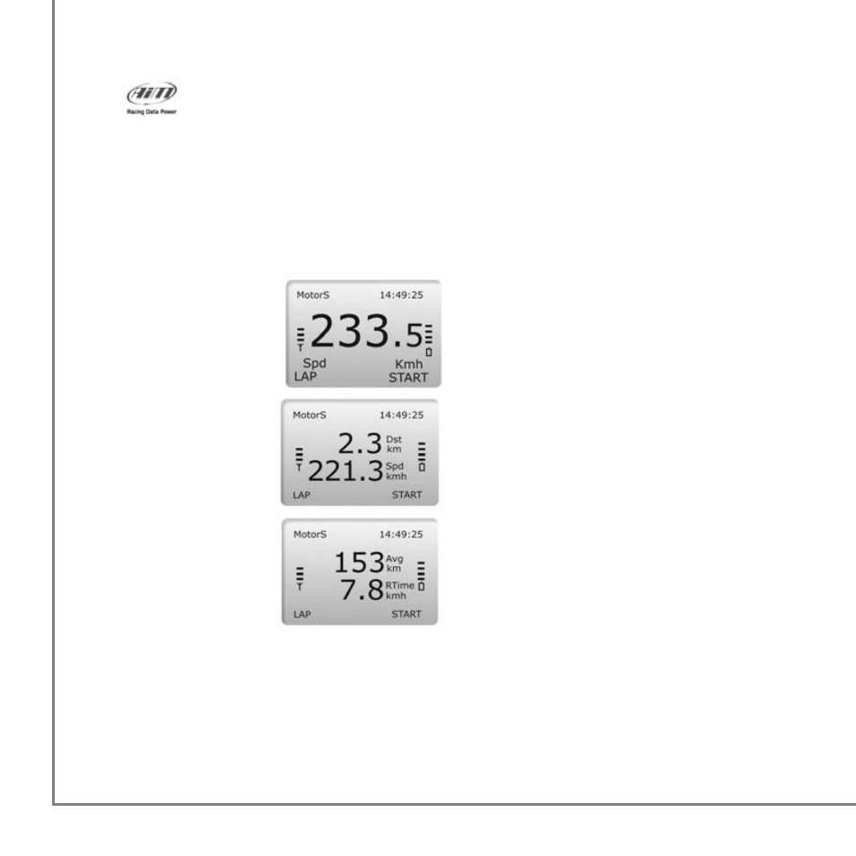 4 – motors option | AiM MyTach User Manual | Page 30 / 39
