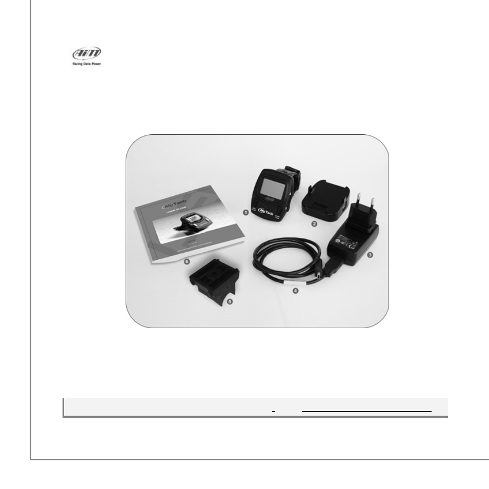 1 – checklist | AiM MyTach User Manual | Page 4 / 39
