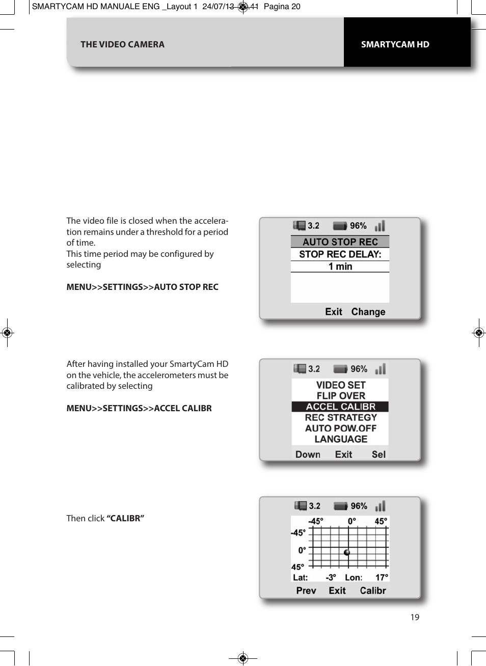 AiM SmartyCam GP HD ver 1.00 User Manual | Page 19 / 48