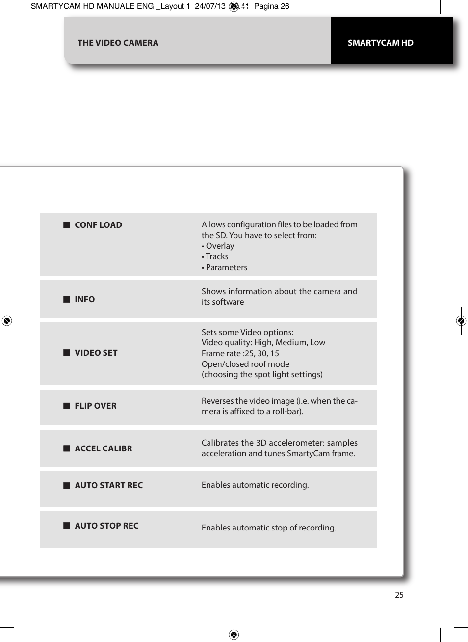 AiM SmartyCam GP HD ver 1.00 User Manual | Page 25 / 48