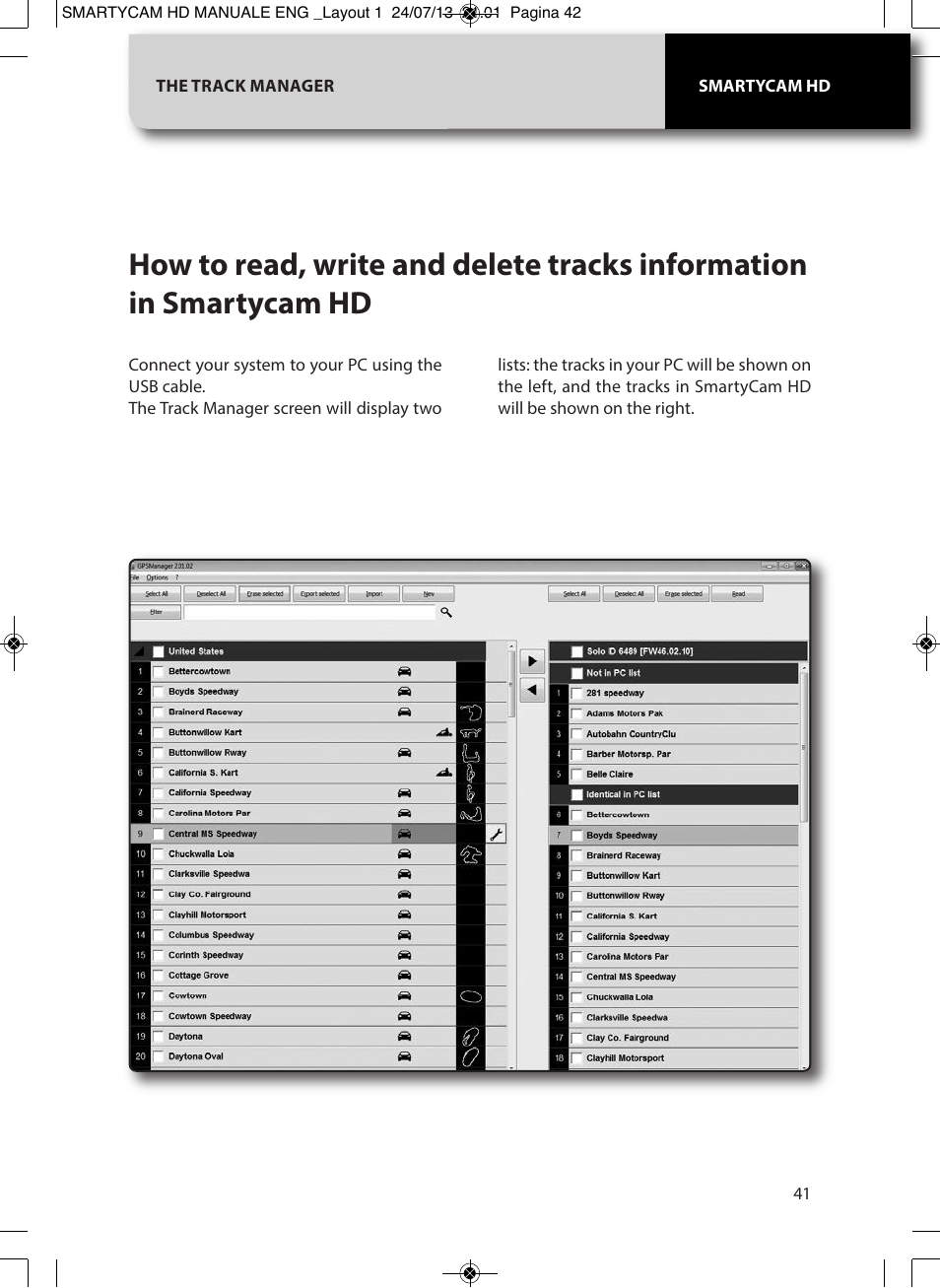 AiM SmartyCam GP HD ver 1.00 User Manual | Page 41 / 48