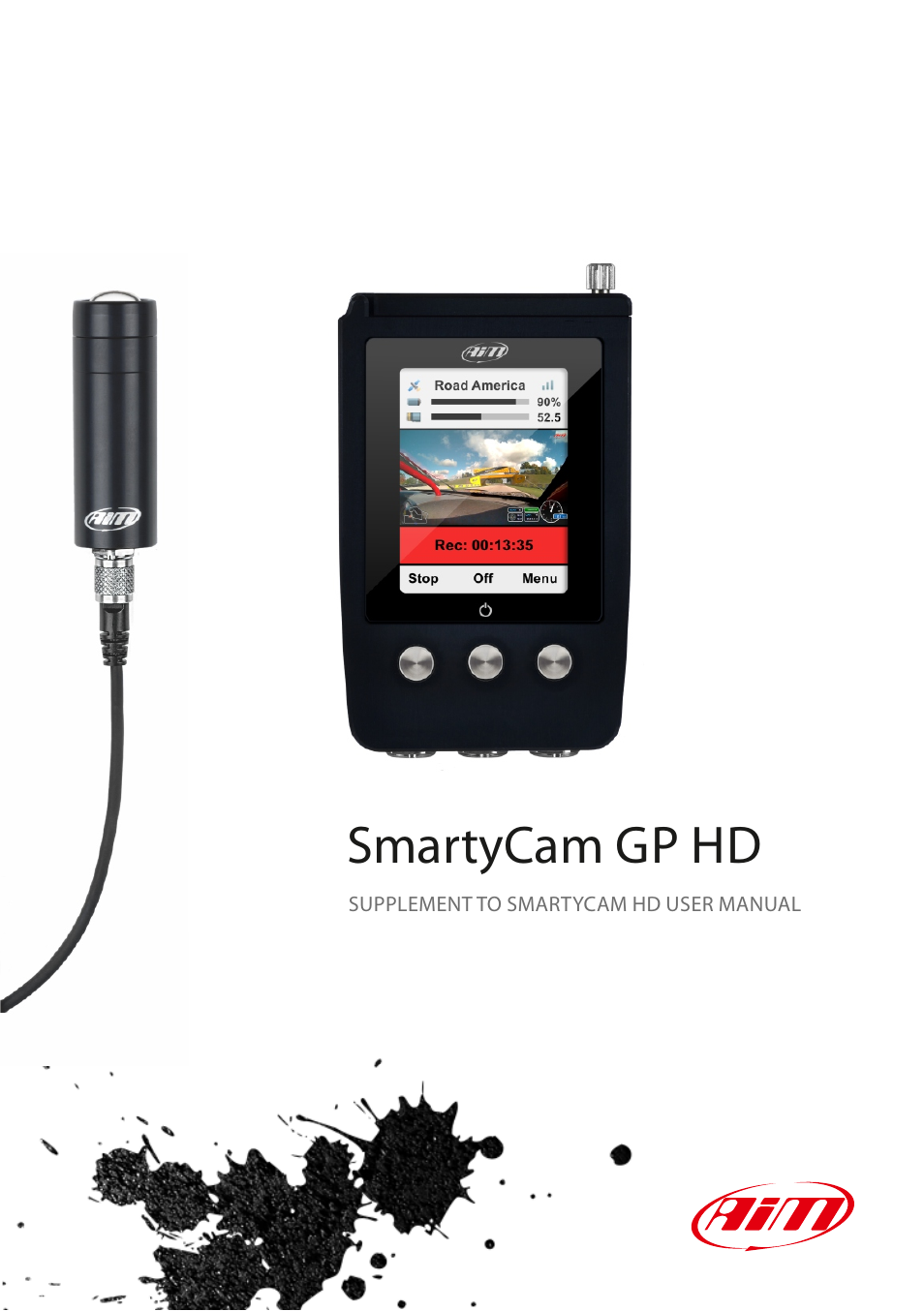 AiM SmartyCam GP HD ver 1.01 User Manual | 9 pages