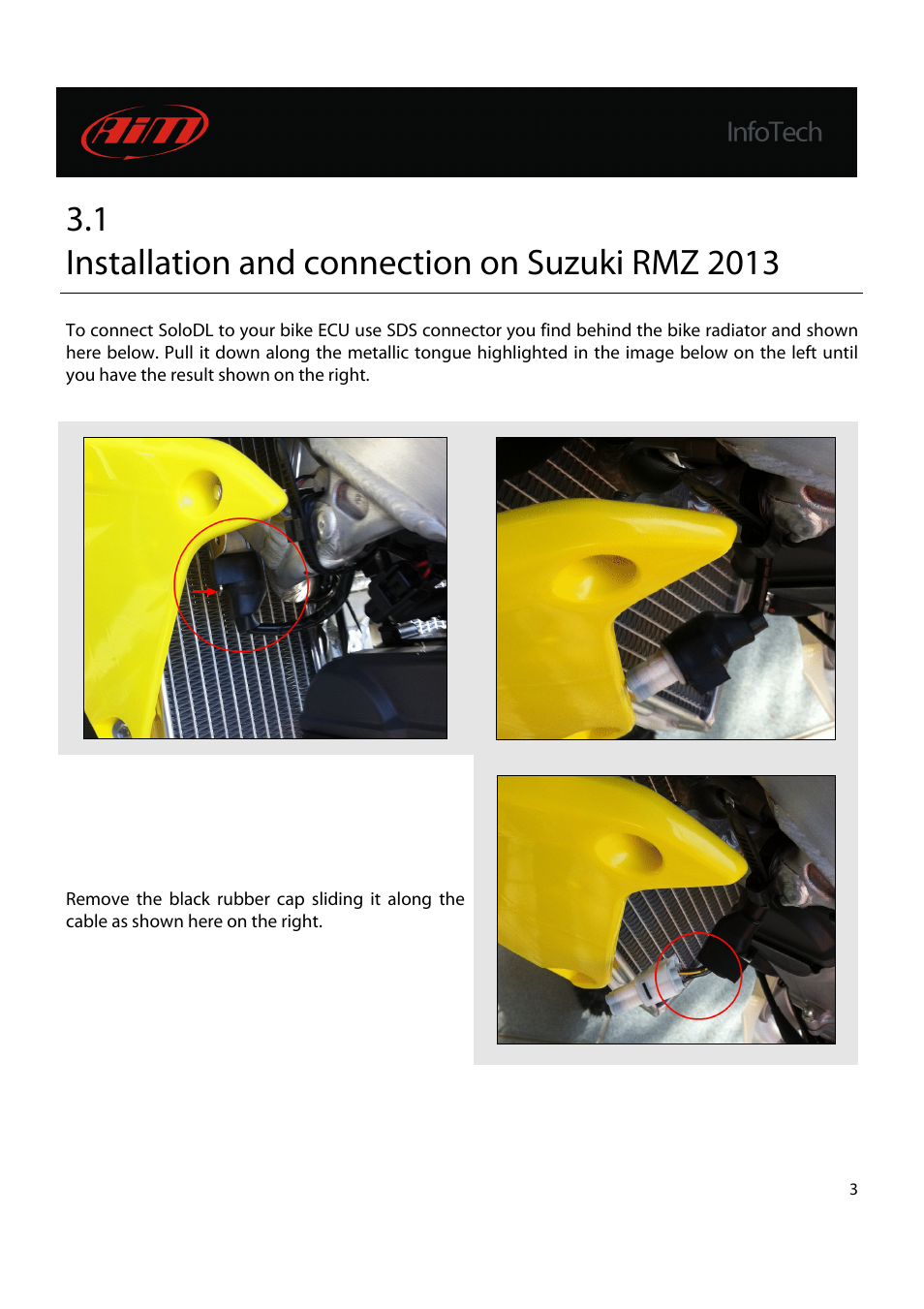 AiM Suzuki RMZ 450 4 stroke User Manual | Page 4 / 12