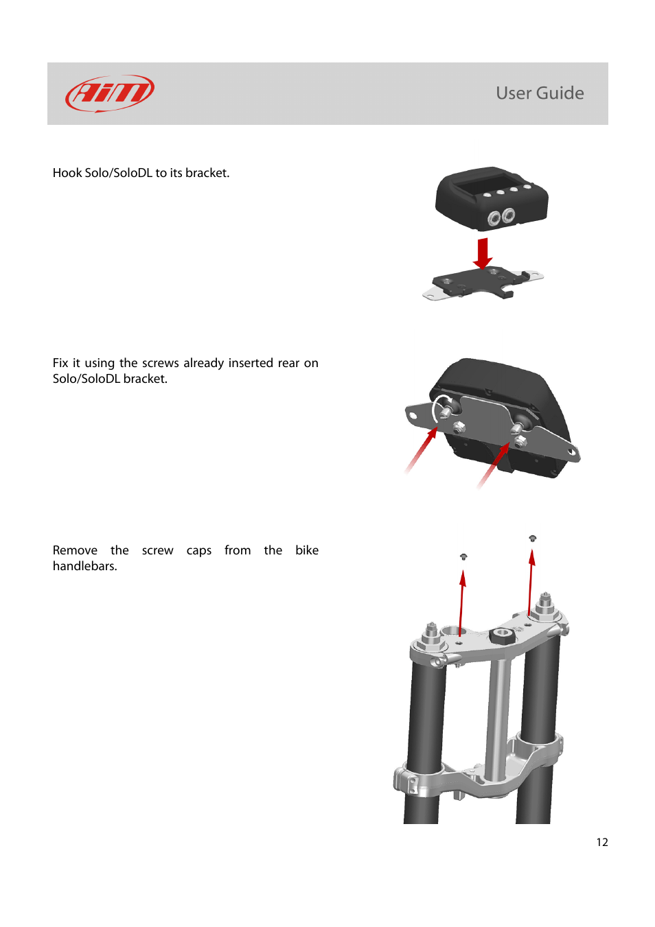 AiM Kit for SoloDL on Yamaha R1-R6 2004-2013 User Manual | Page 13 / 25