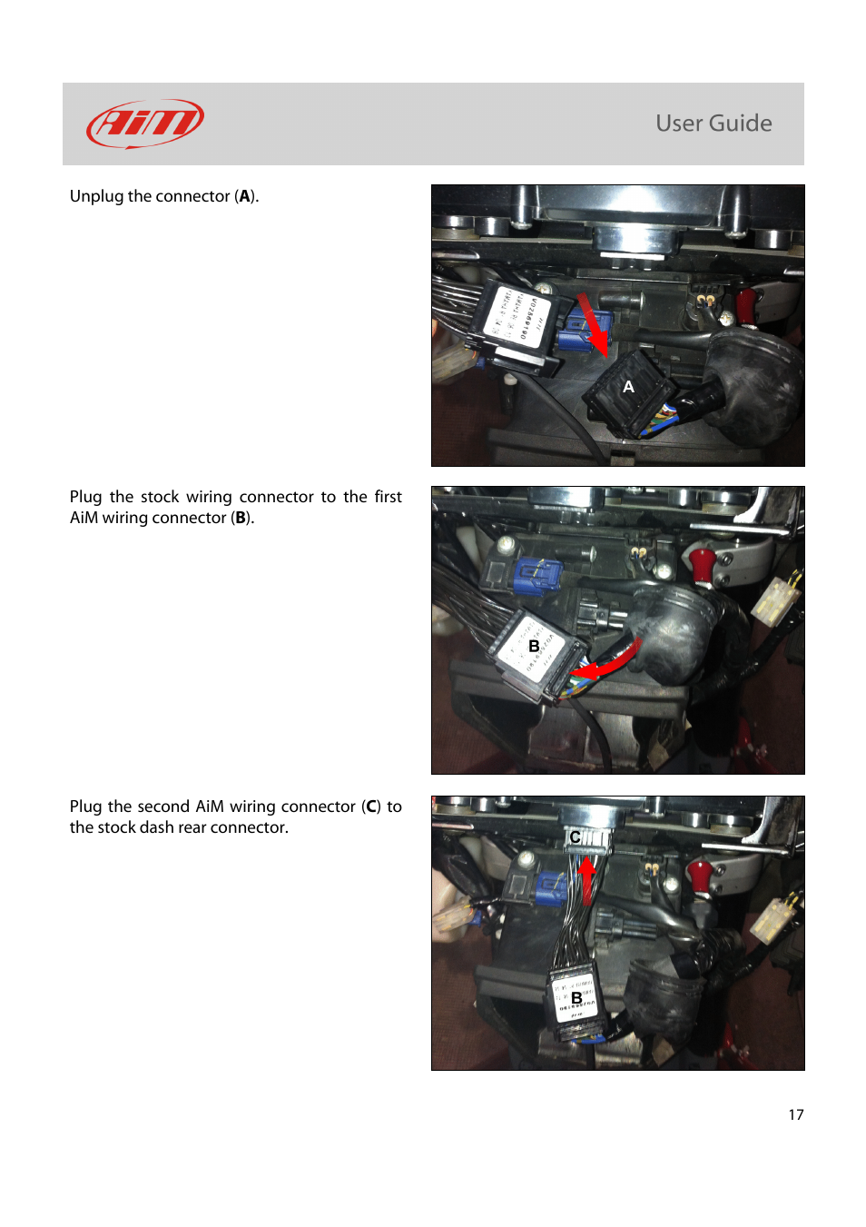 AiM Kit for SoloDL on Yamaha R1-R6 2004-2013 User Manual | Page 18 / 25