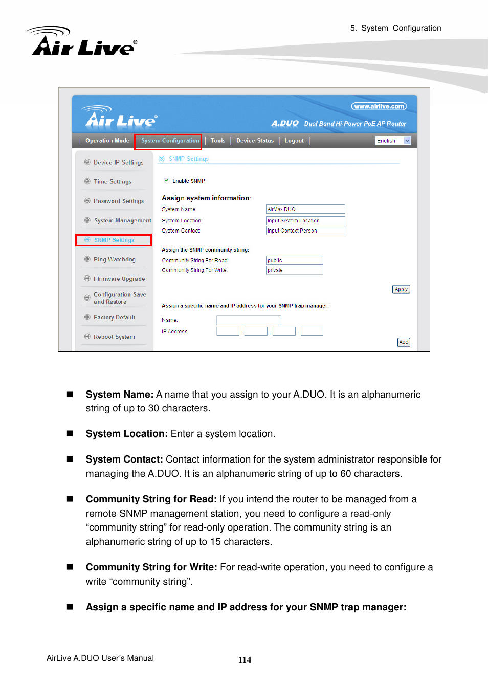 AirLive A.DUO User Manual | Page 121 / 189