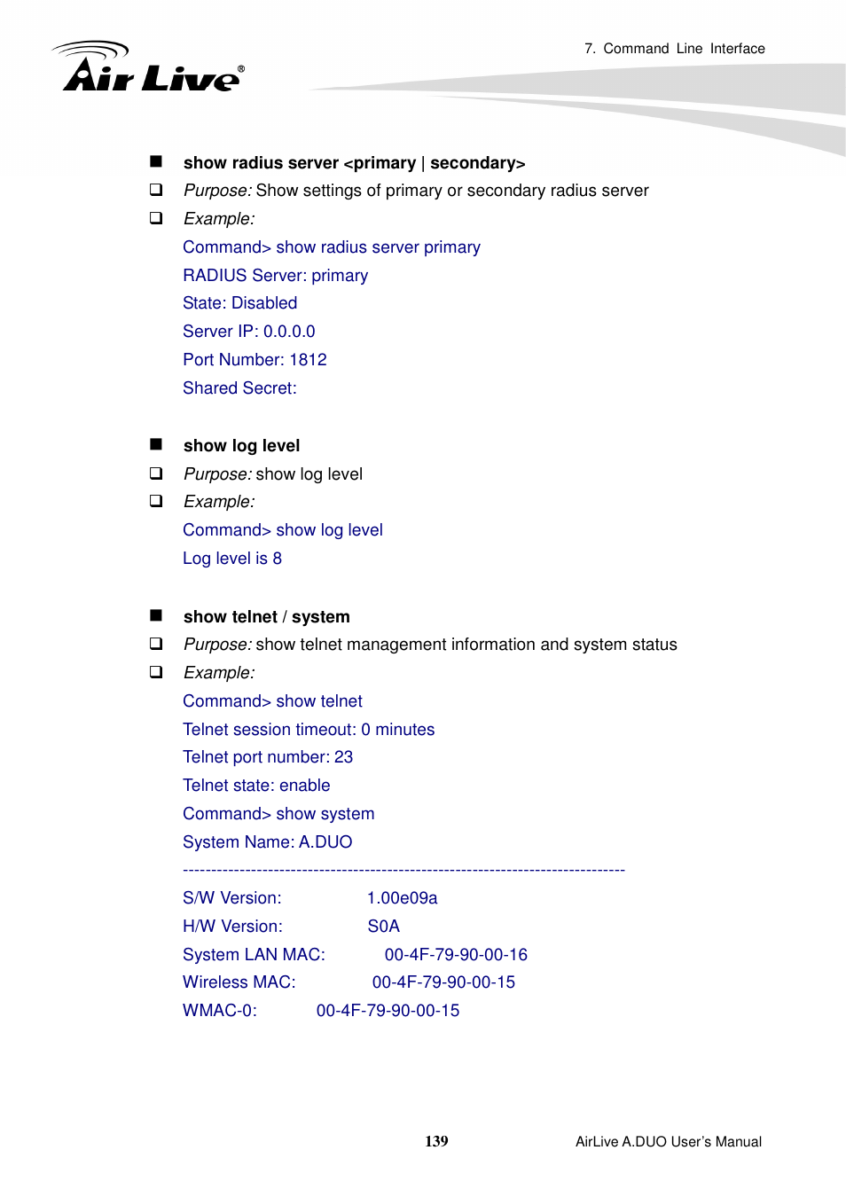 AirLive A.DUO User Manual | Page 146 / 189