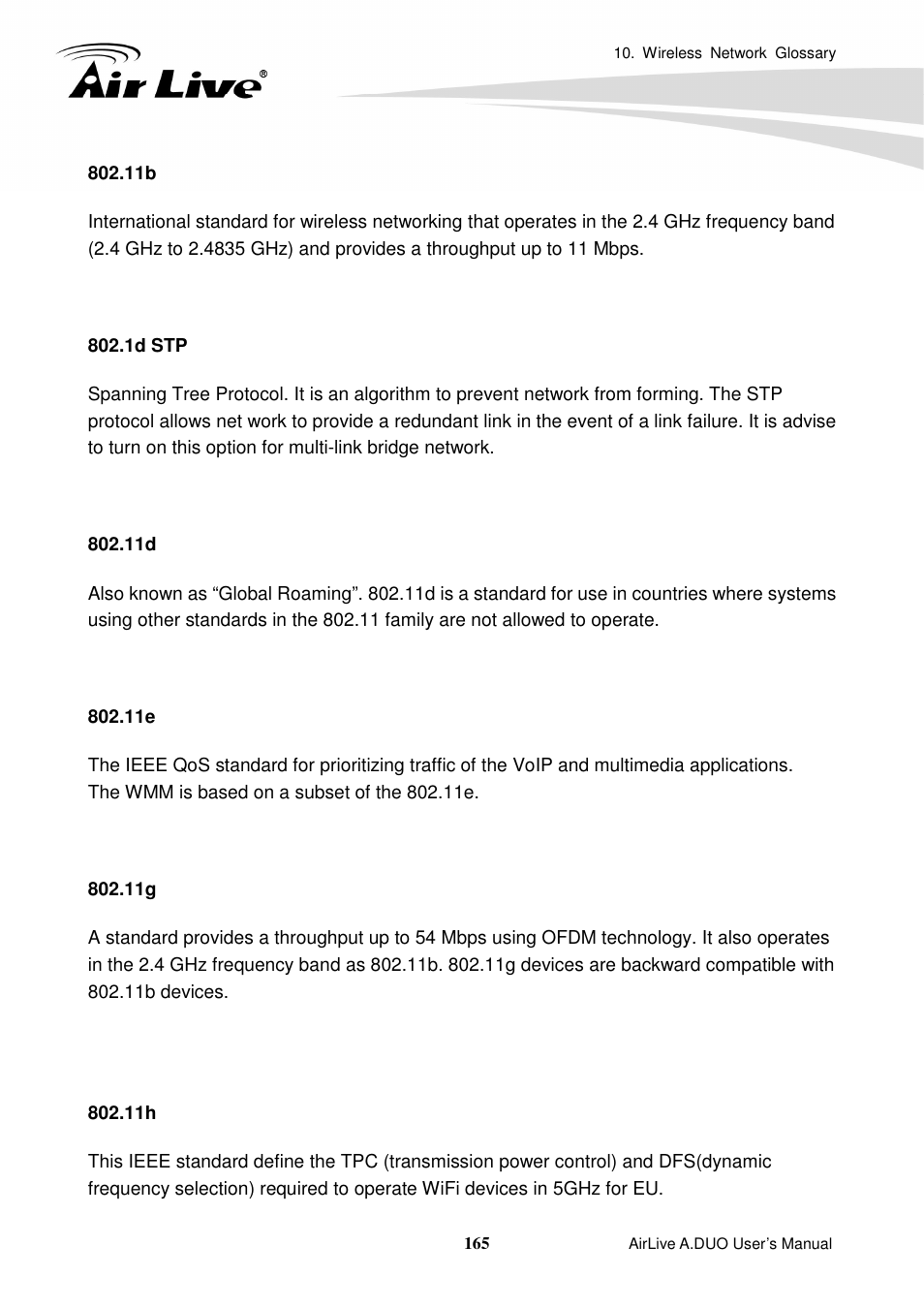 AirLive A.DUO User Manual | Page 172 / 189