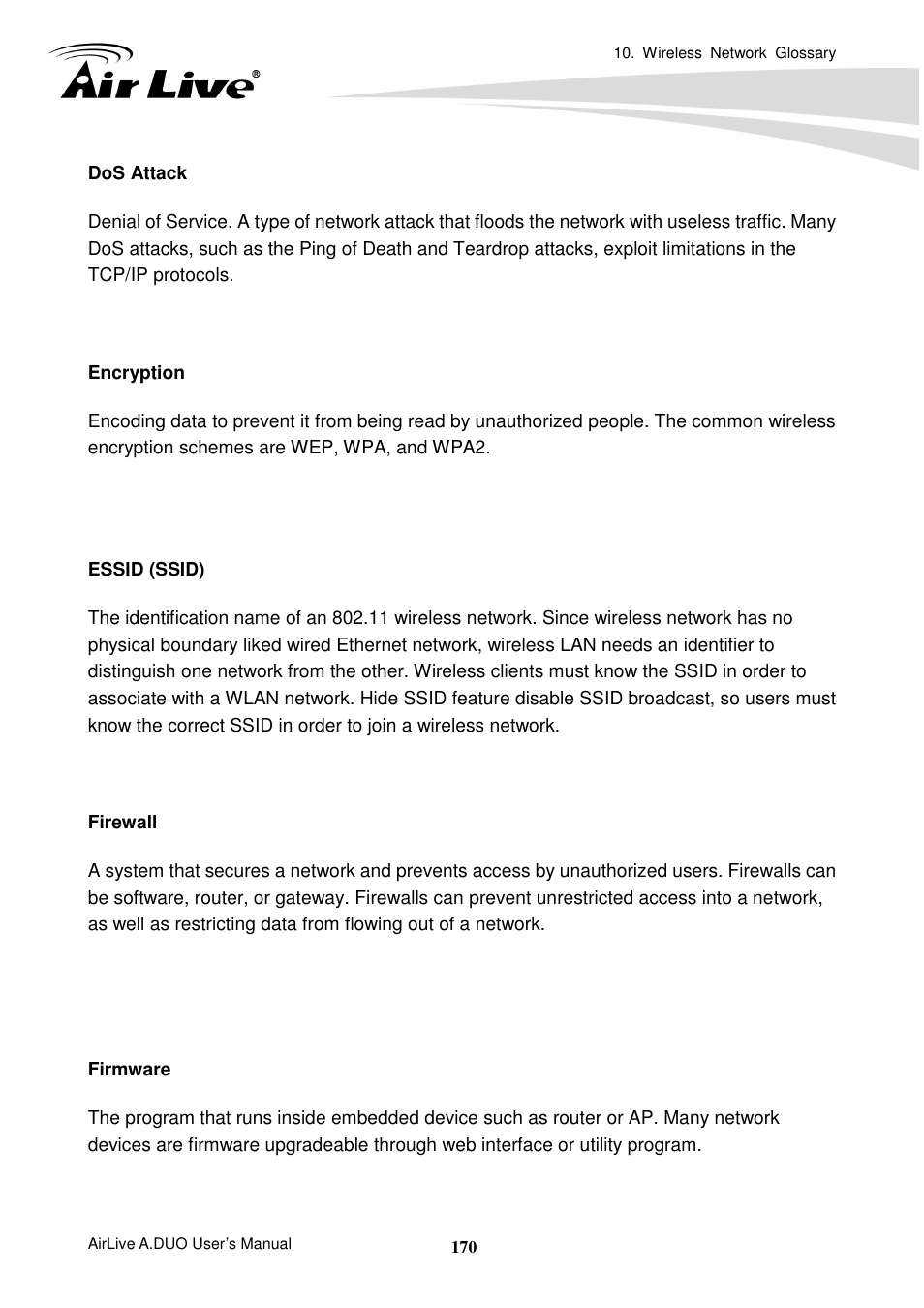 AirLive A.DUO User Manual | Page 177 / 189