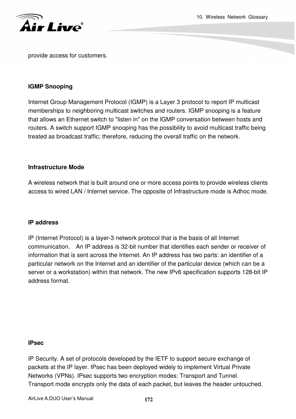 AirLive A.DUO User Manual | Page 179 / 189