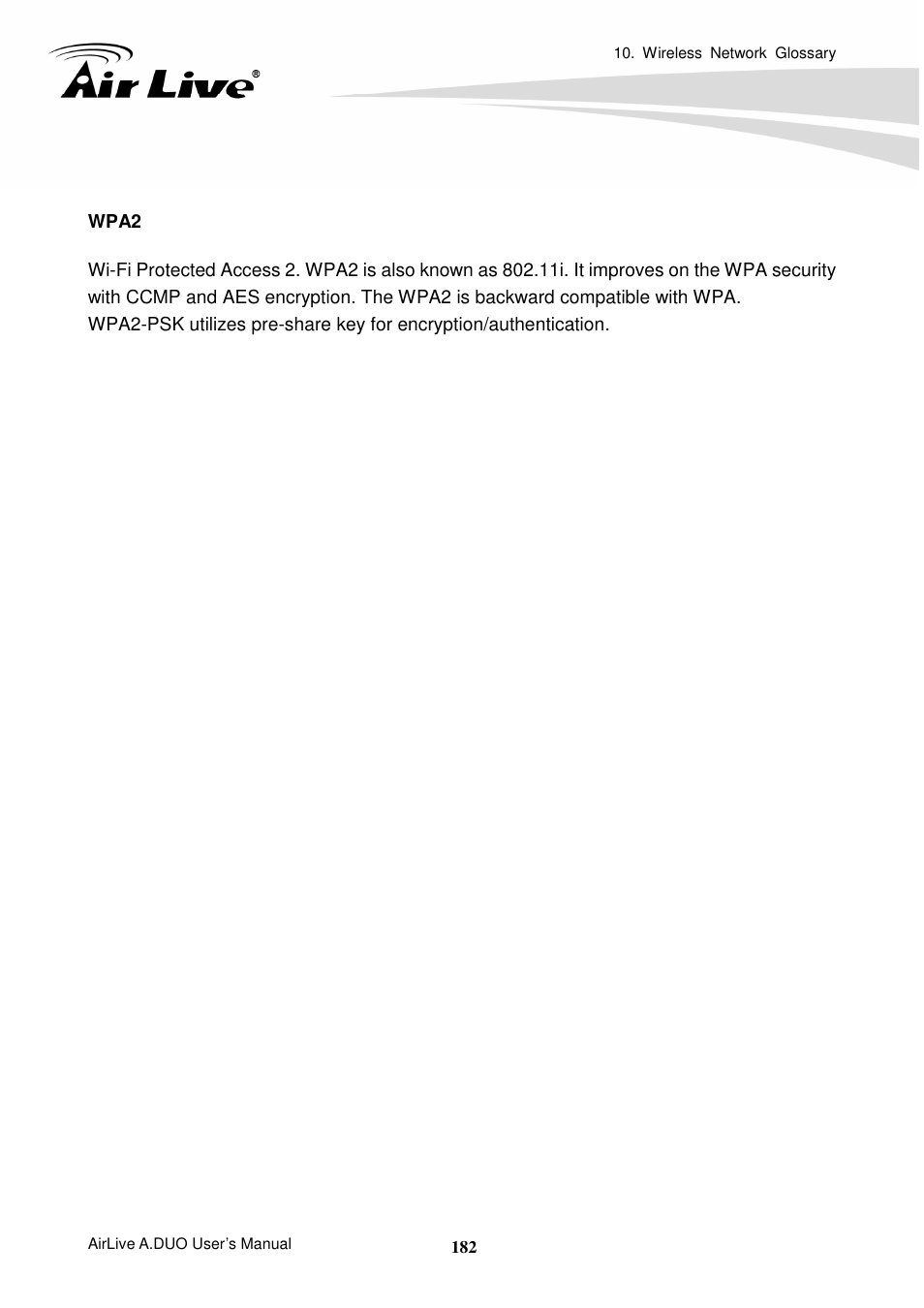 AirLive A.DUO User Manual | Page 189 / 189