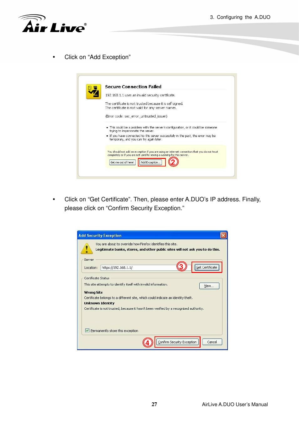 AirLive A.DUO User Manual | Page 34 / 189