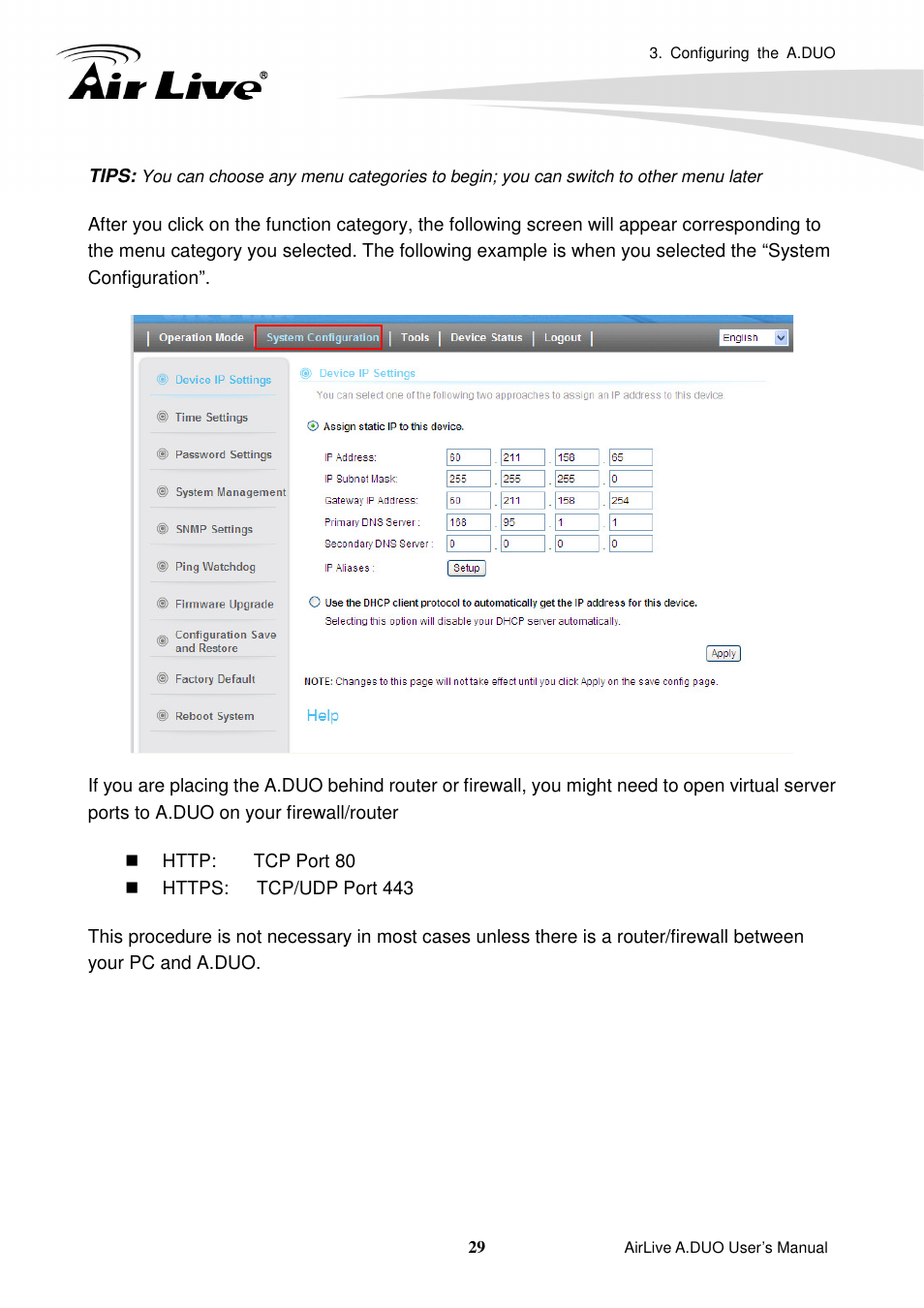 AirLive A.DUO User Manual | Page 36 / 189