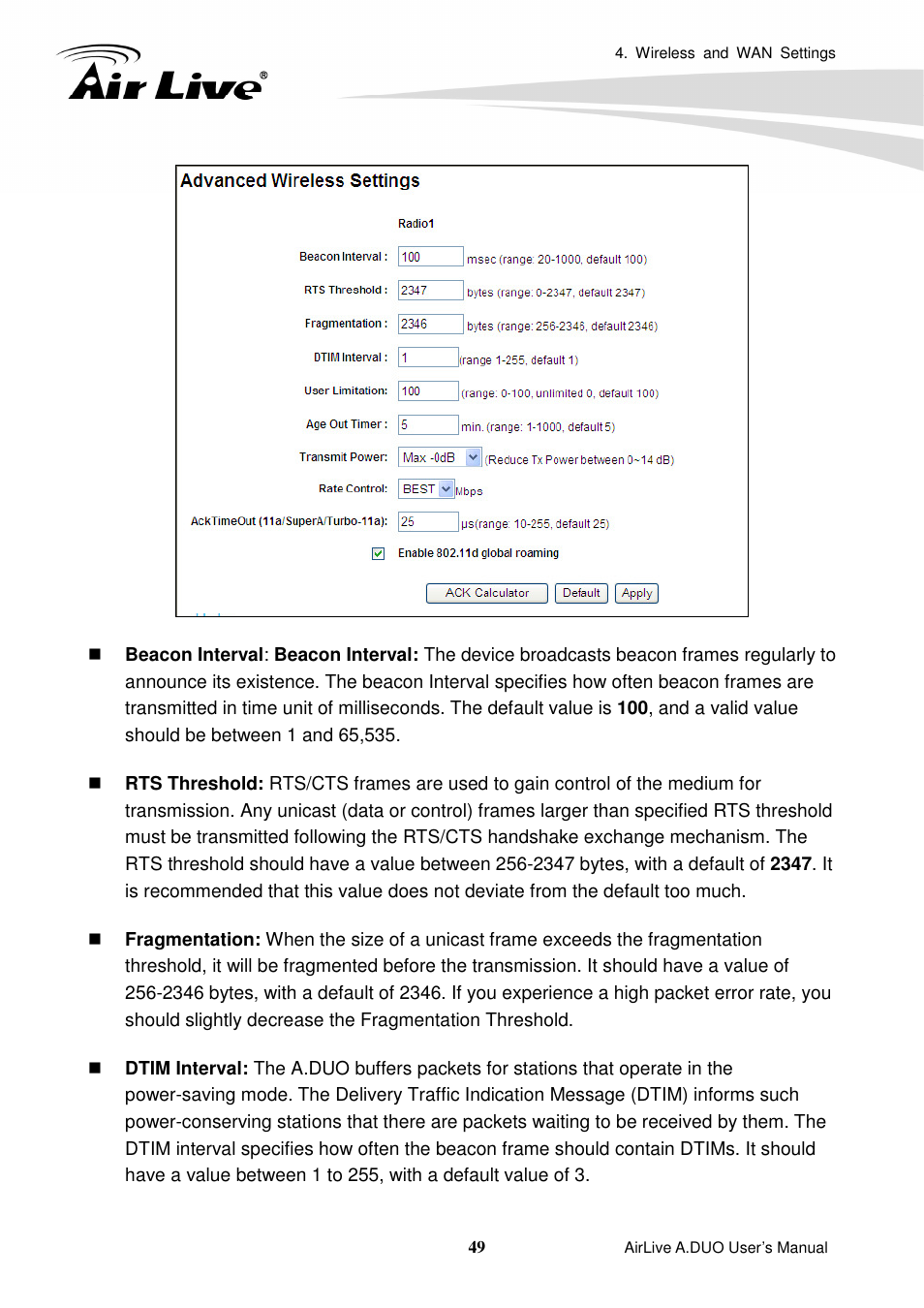 AirLive A.DUO User Manual | Page 56 / 189