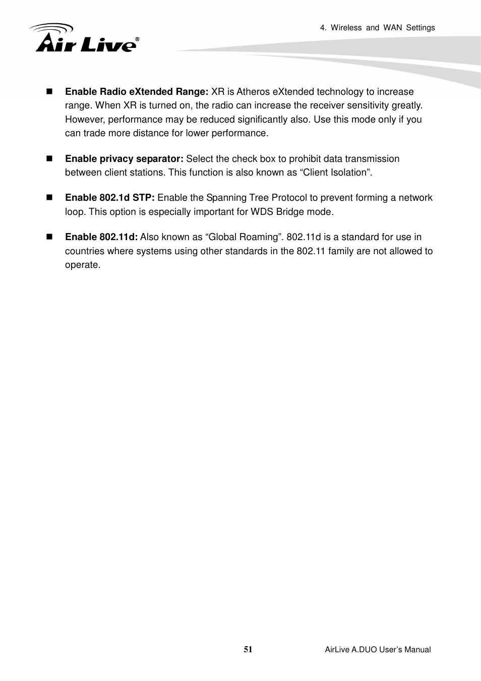 AirLive A.DUO User Manual | Page 58 / 189