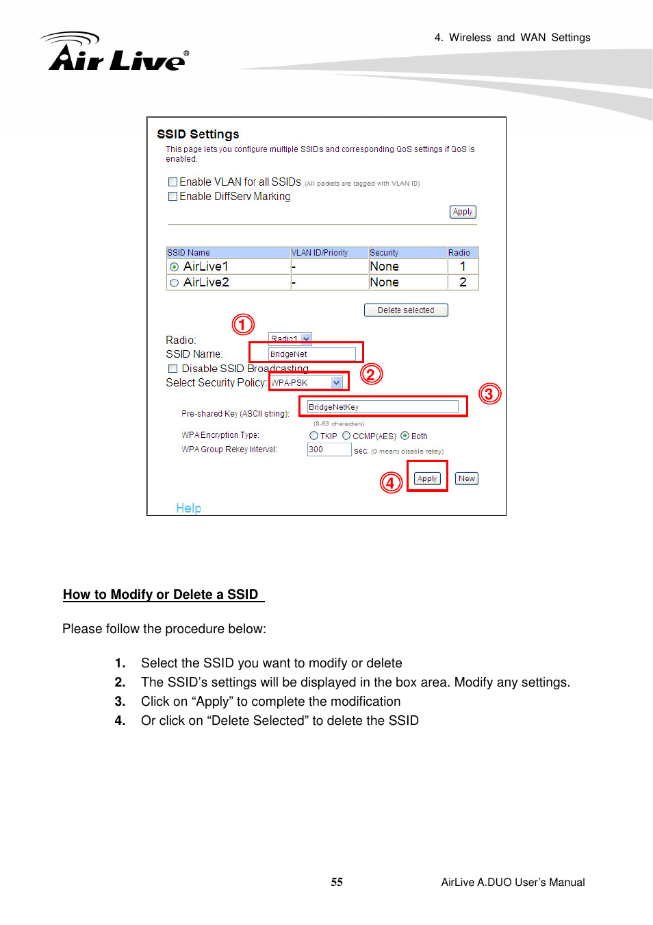 AirLive A.DUO User Manual | Page 62 / 189