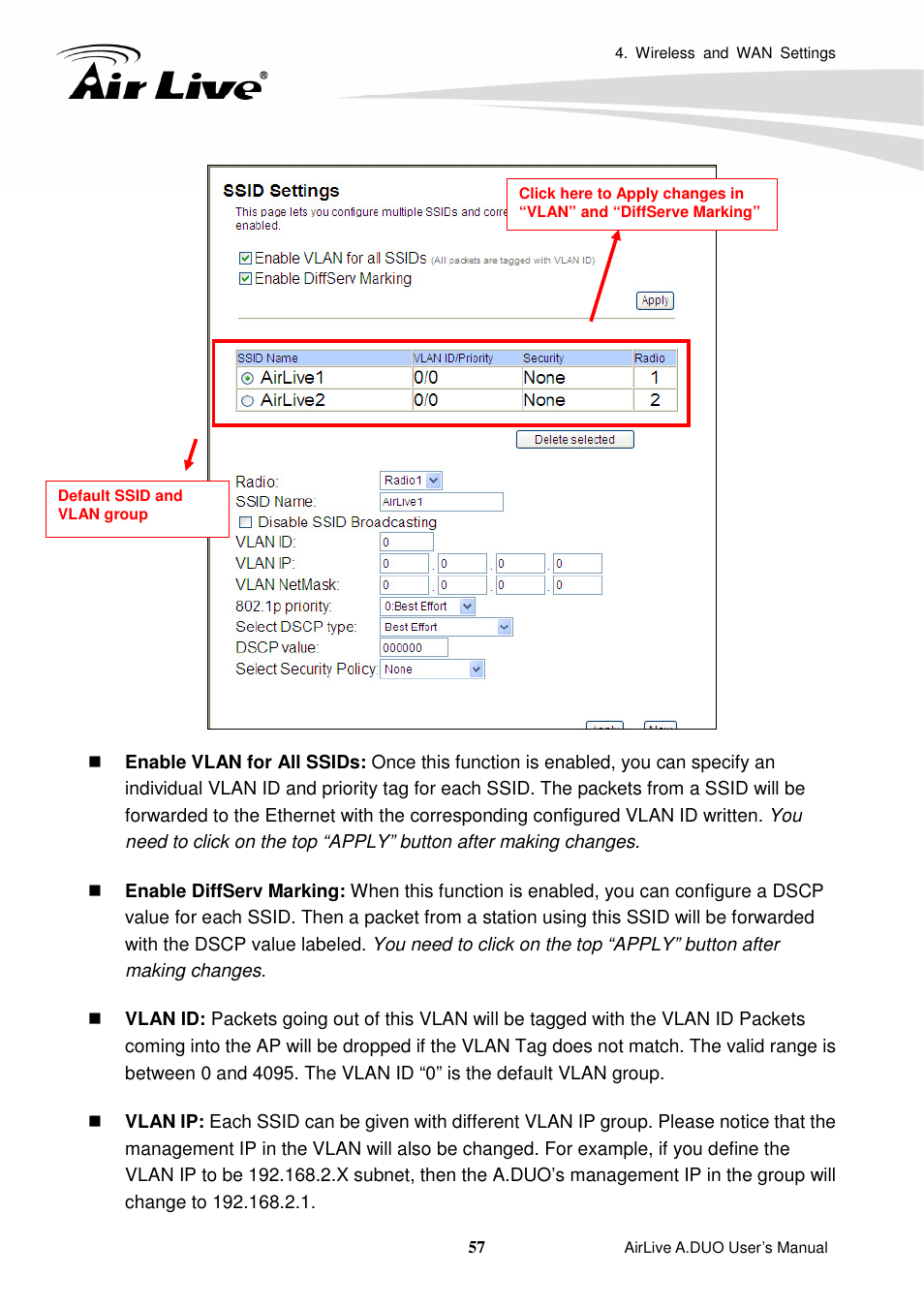 AirLive A.DUO User Manual | Page 64 / 189