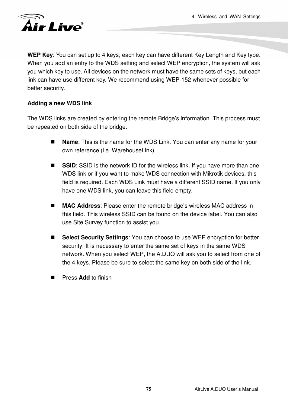 AirLive A.DUO User Manual | Page 82 / 189