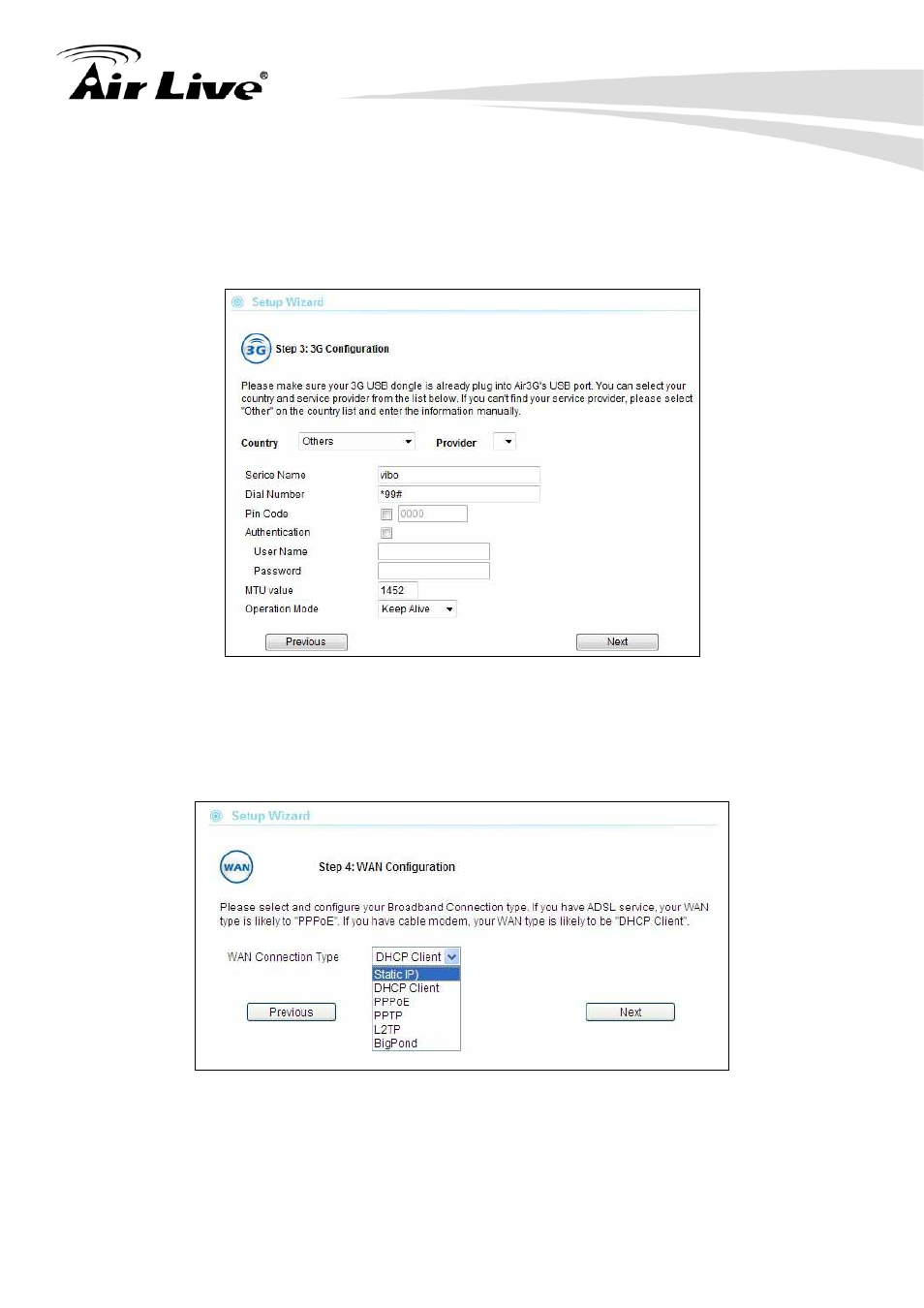 AirLive Air3G User Manual | Page 25 / 111