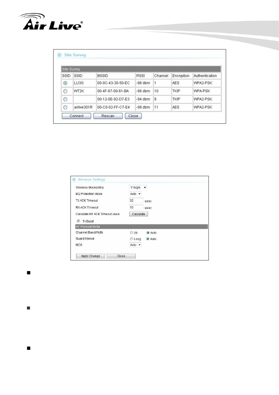 4 advance settings | AirLive Air3G User Manual | Page 81 / 111