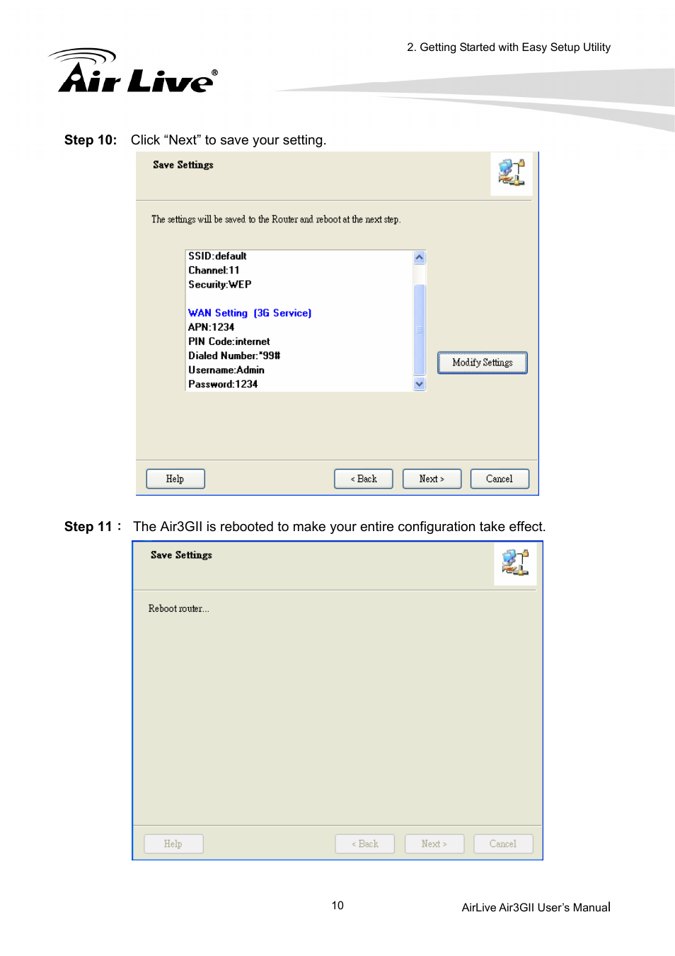 AirLive Air3GII User Manual | Page 14 / 75