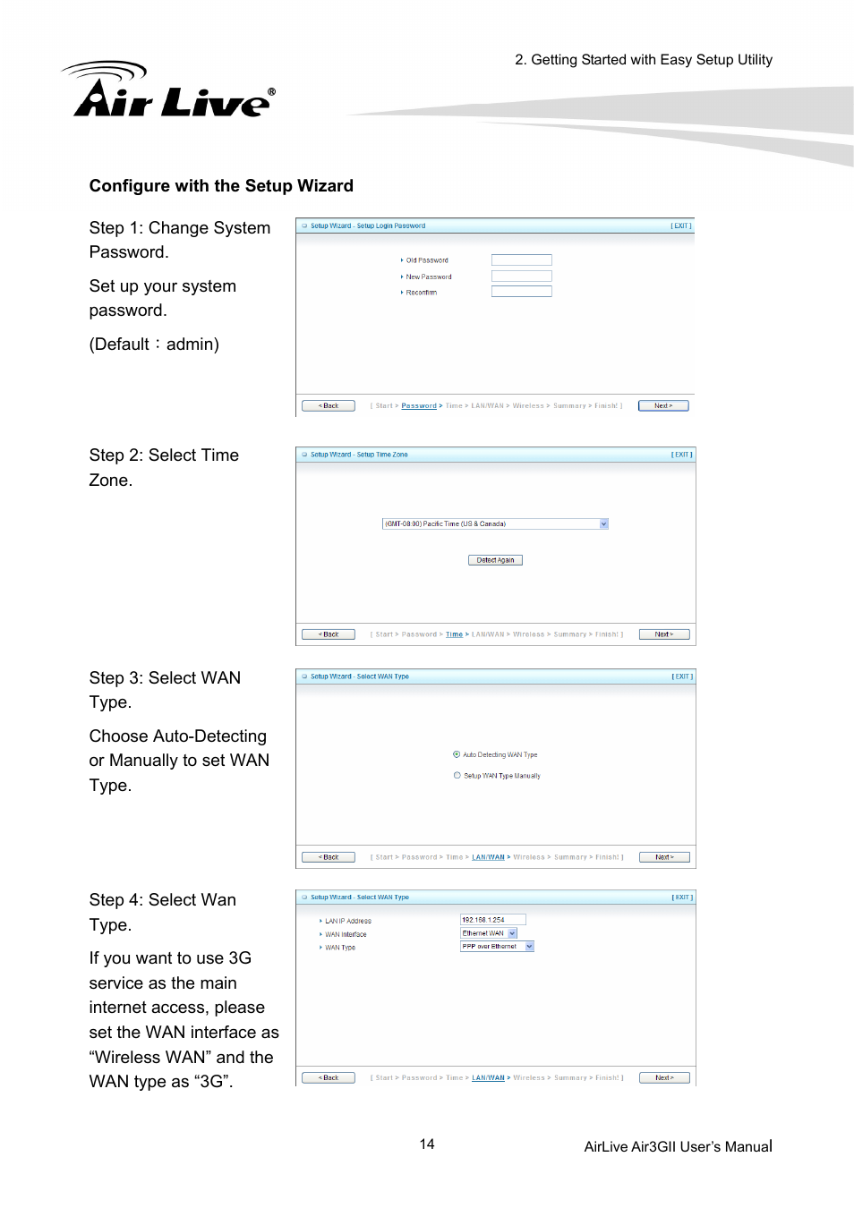 AirLive Air3GII User Manual | Page 18 / 75