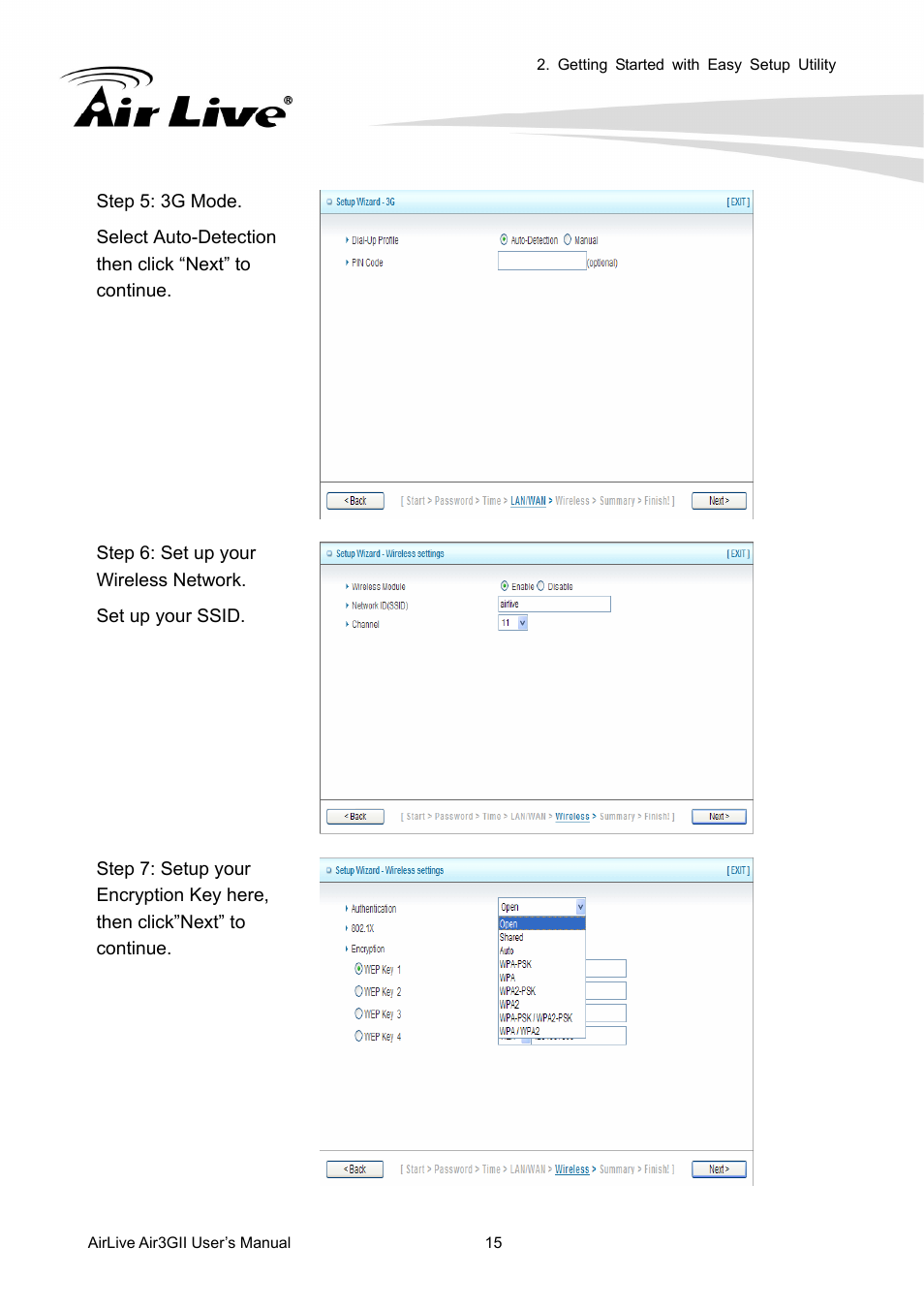 AirLive Air3GII User Manual | Page 19 / 75