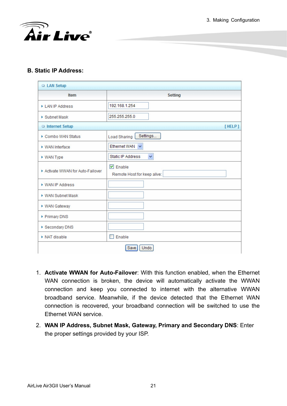 AirLive Air3GII User Manual | Page 25 / 75