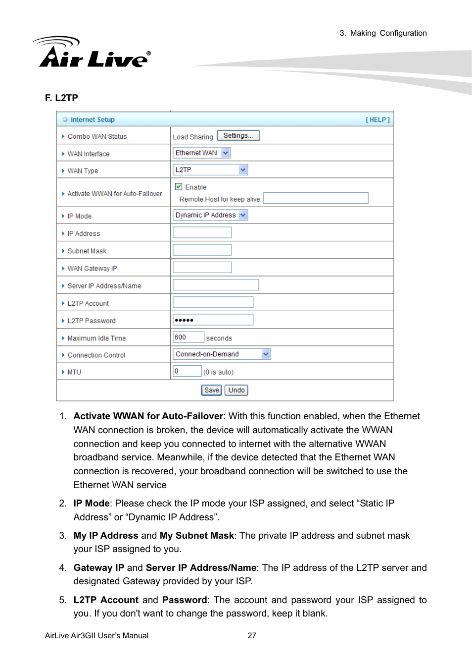 AirLive Air3GII User Manual | Page 31 / 75