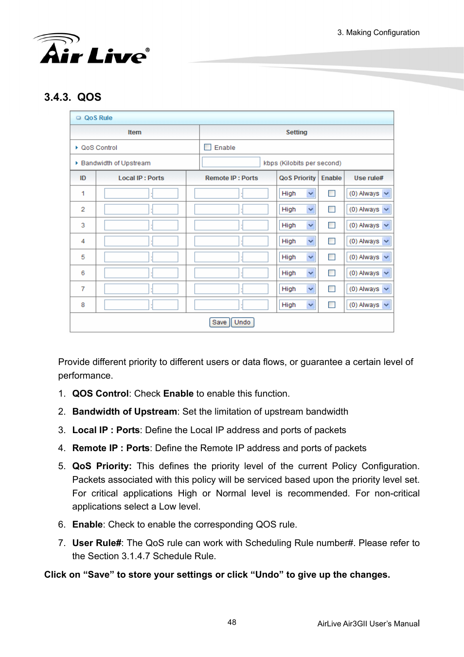 AirLive Air3GII User Manual | Page 52 / 75