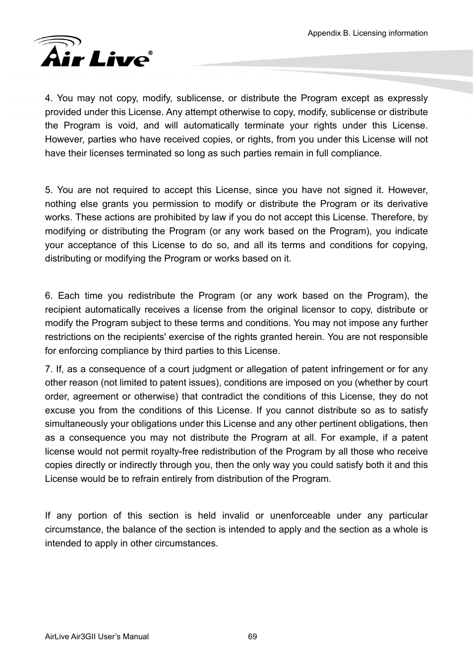 AirLive Air3GII User Manual | Page 73 / 75