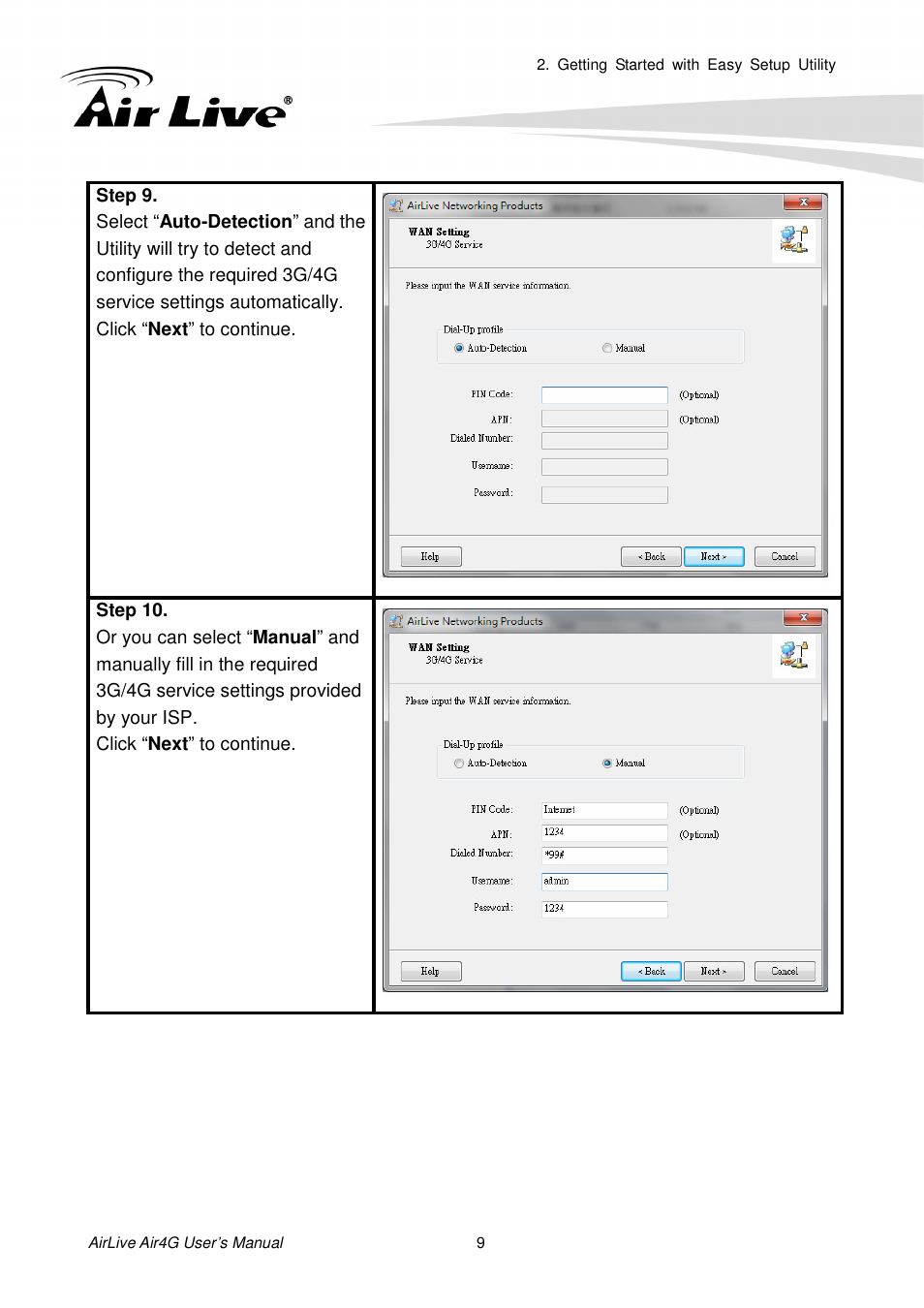 AirLive Air4G User Manual | Page 14 / 87