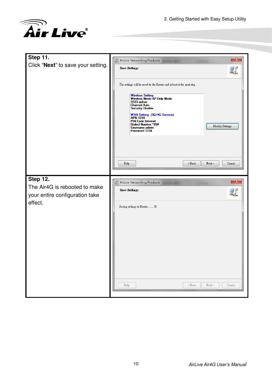 AirLive Air4G User Manual | Page 15 / 87