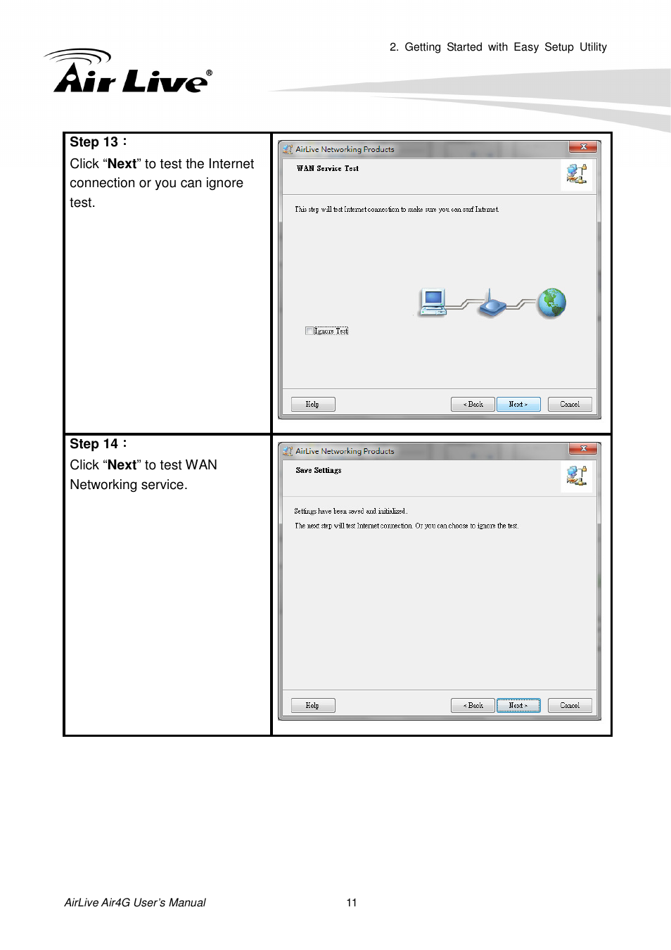 AirLive Air4G User Manual | Page 16 / 87