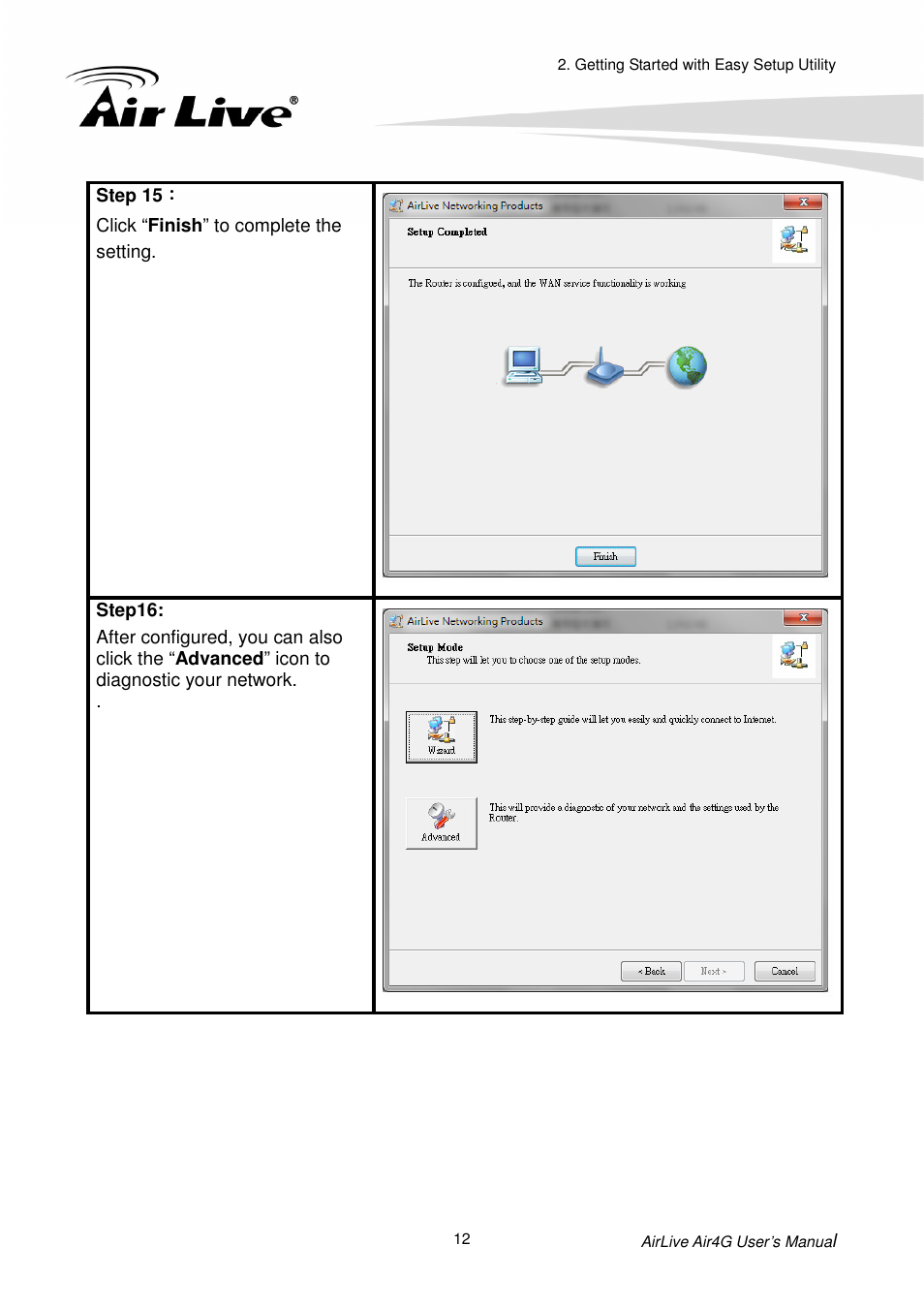 AirLive Air4G User Manual | Page 17 / 87