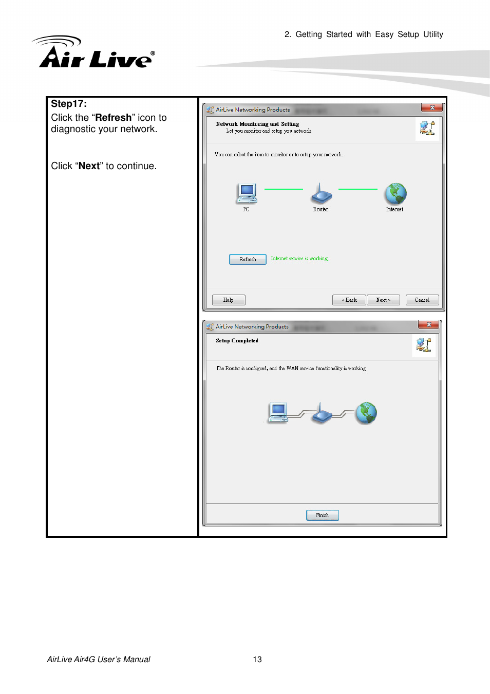 AirLive Air4G User Manual | Page 18 / 87