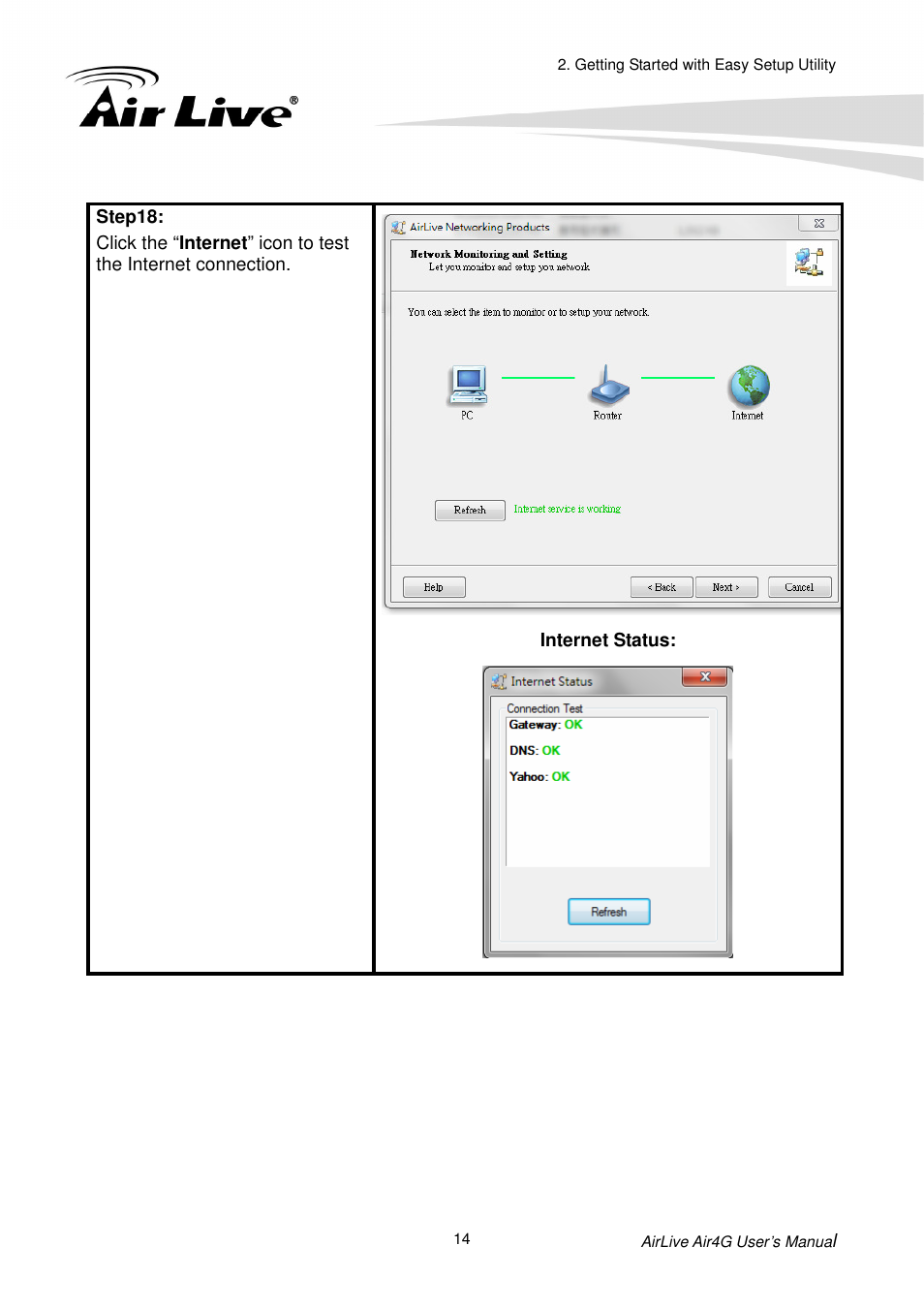 AirLive Air4G User Manual | Page 19 / 87