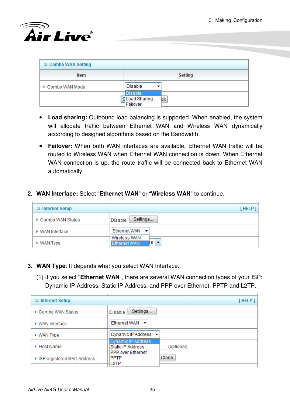 AirLive Air4G User Manual | Page 30 / 87