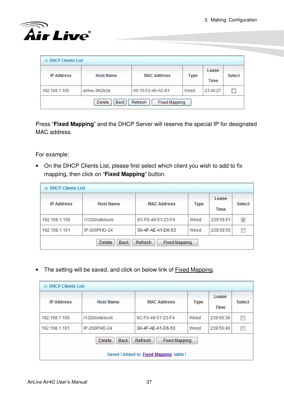 AirLive Air4G User Manual | Page 42 / 87