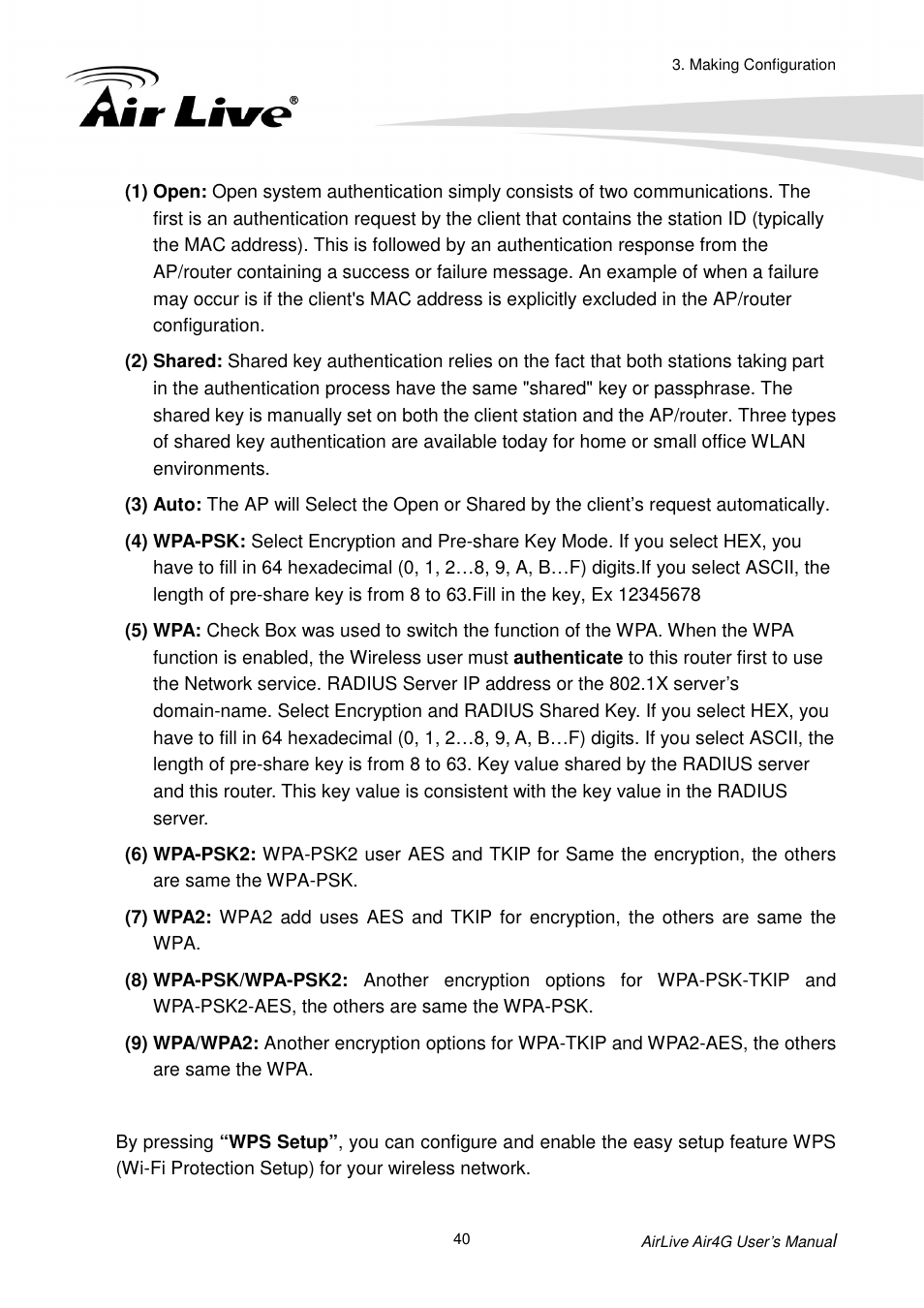 AirLive Air4G User Manual | Page 45 / 87