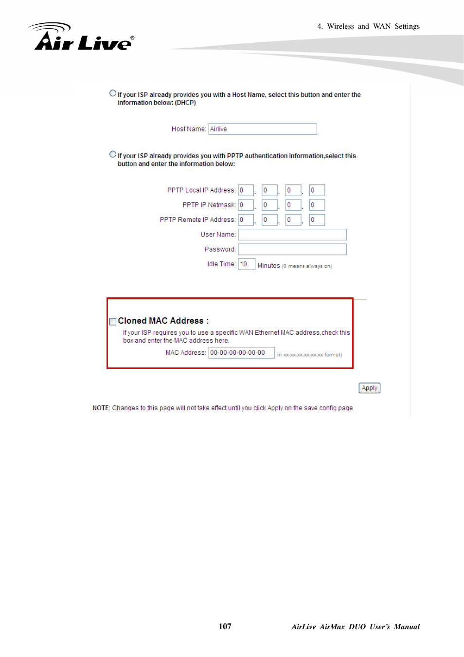 2 dhcp server settings | AirLive AirMax DUO User Manual | Page 115 / 208