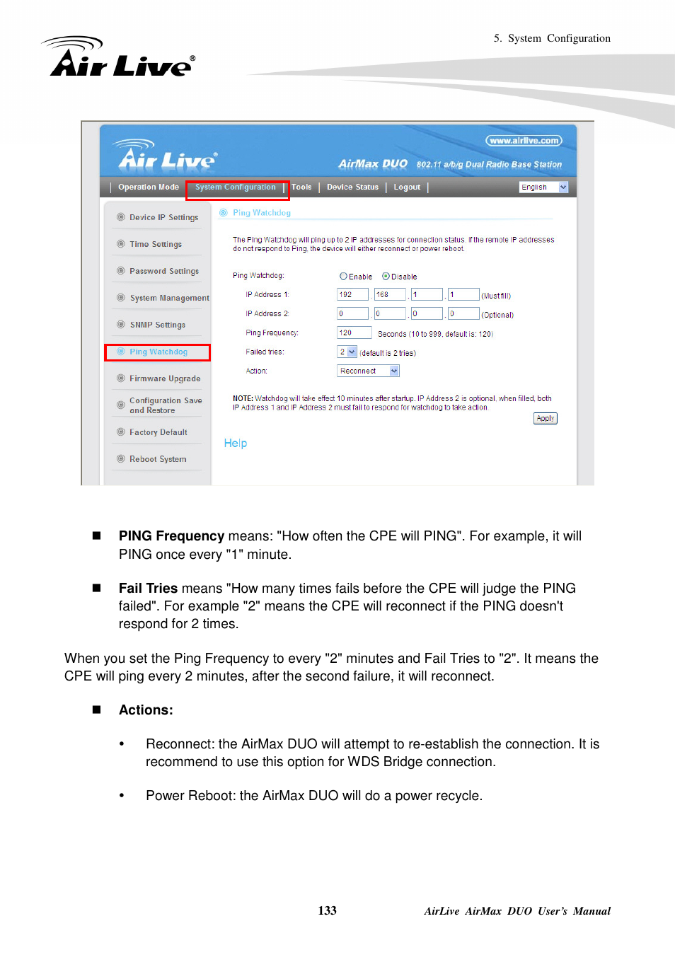 AirLive AirMax DUO User Manual | Page 141 / 208