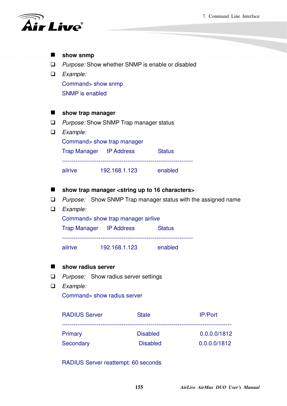 AirLive AirMax DUO User Manual | Page 163 / 208