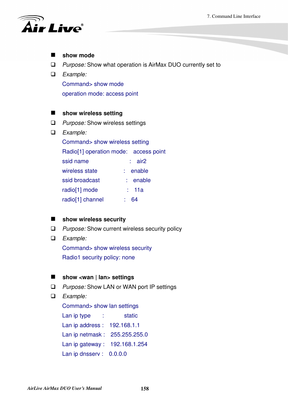 AirLive AirMax DUO User Manual | Page 166 / 208